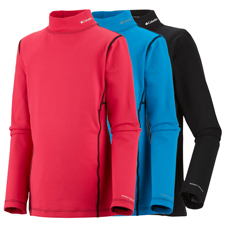 Columbia Youth Baselayer Midweight Mock Neck LS