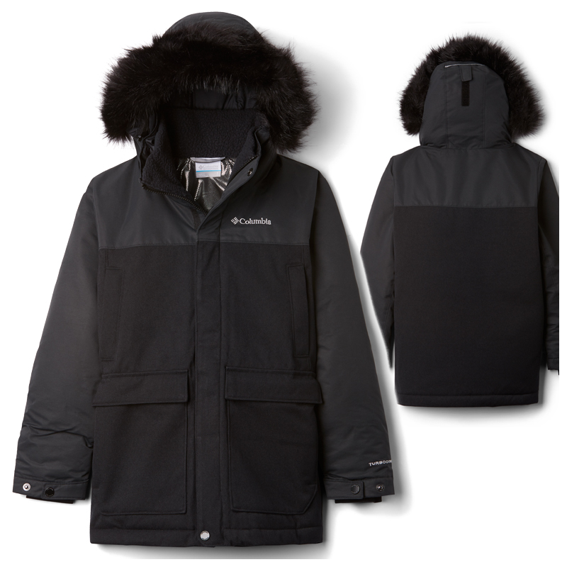 columbia boys down jacket