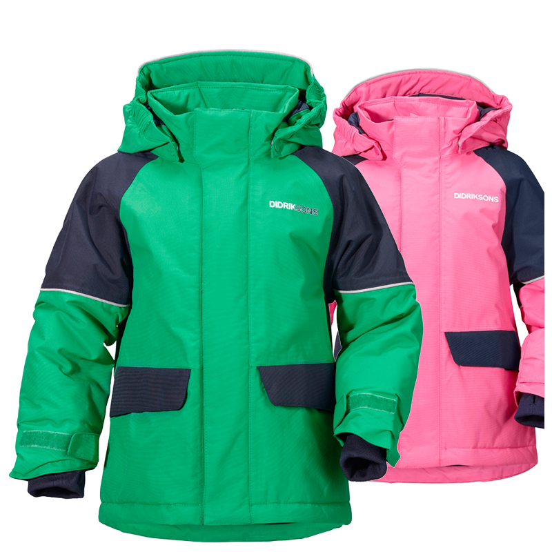 Didriksons Ese Kids Jacket Boys Insulated Waterproofs CozyMole