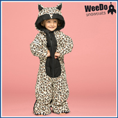 WeeDo Kids Snowsuit and Mittens - Leopard